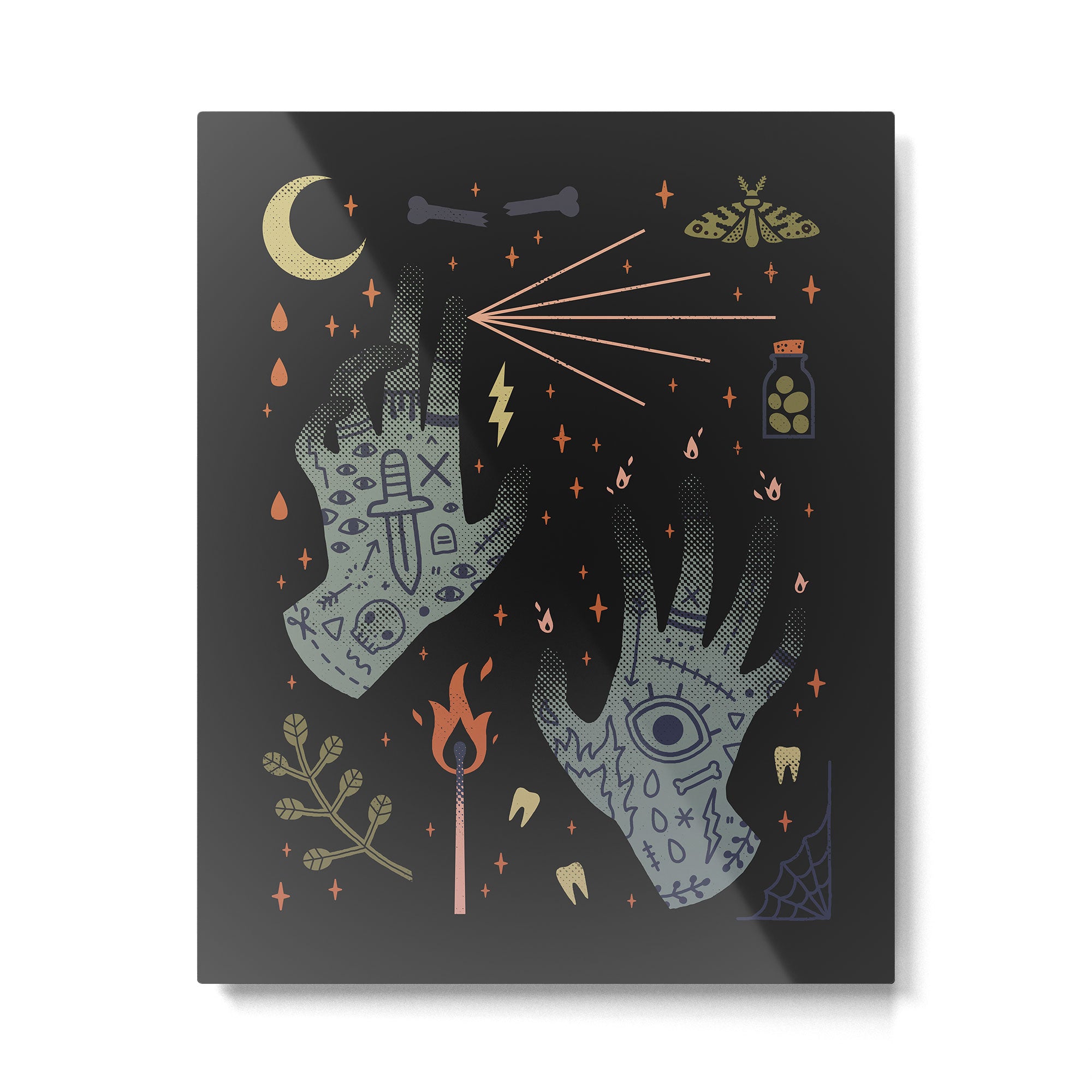 A Curse Upon You! Metal Print Gallery Image 4