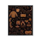 Autumn Nights: Halloween Framed Canvas Print Gallery Image 6