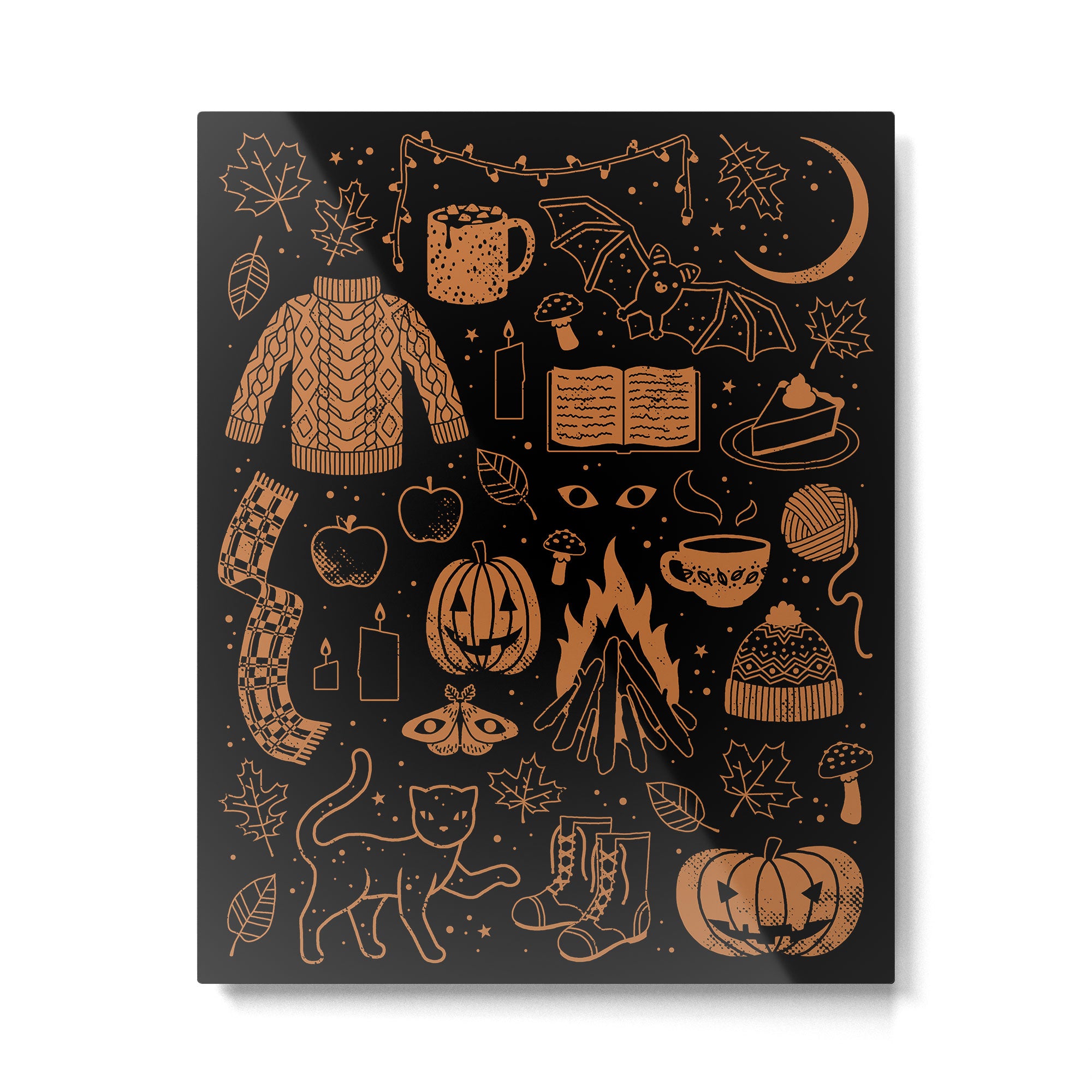 Autumn Nights: Halloween Metal Print Gallery Image 4
