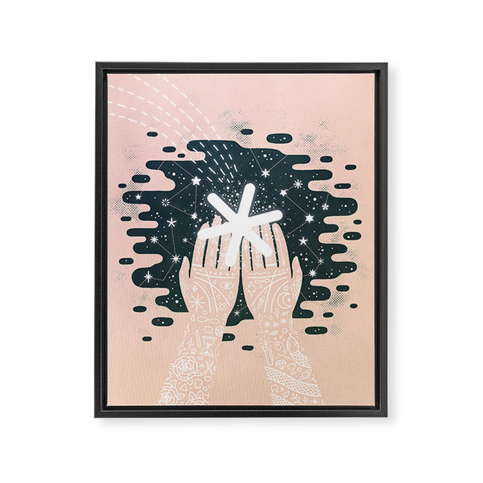 *Catching Stars* Framed Canvas Print Gallery Image 1
