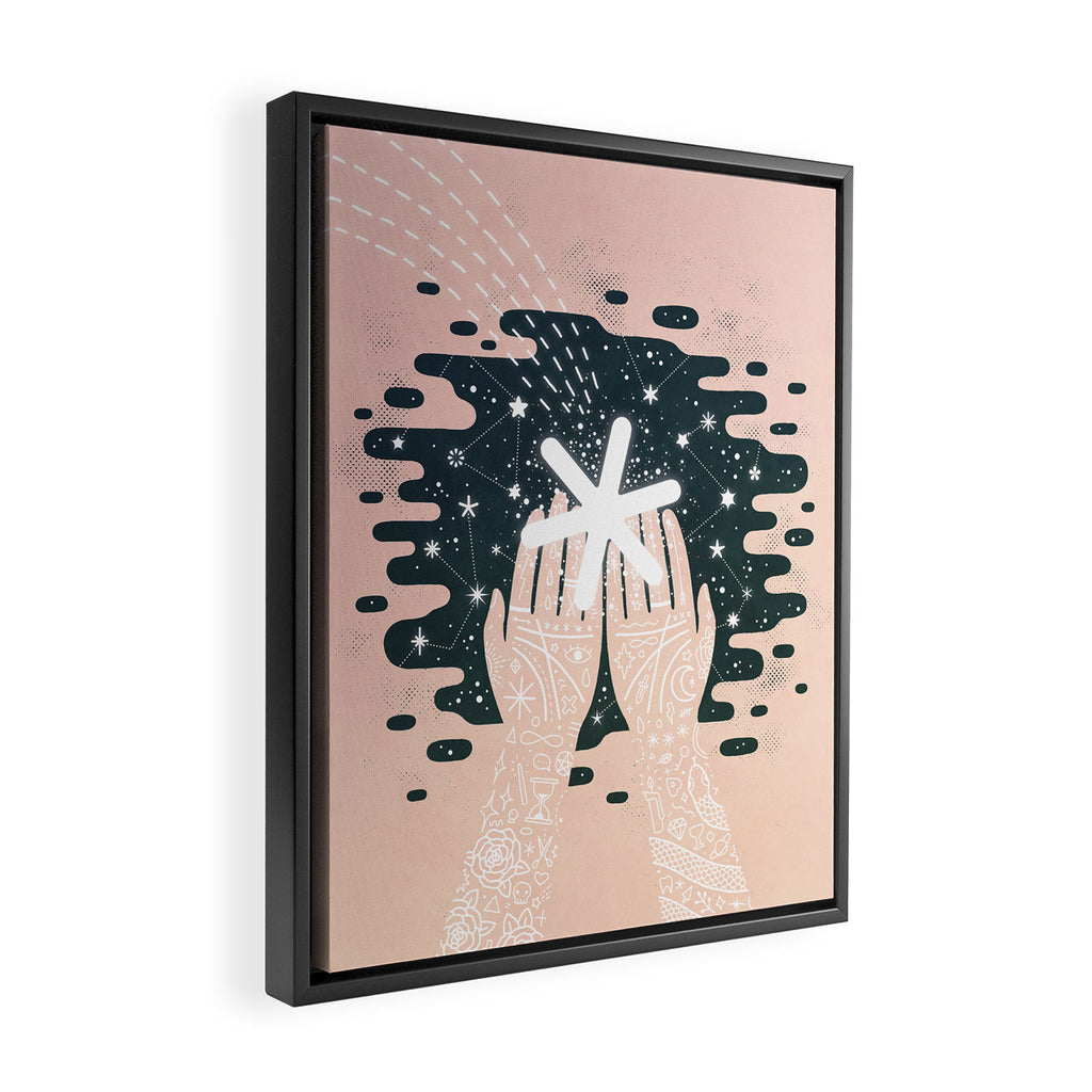 *Catching Stars* Framed Canvas Print Gallery Image 2
