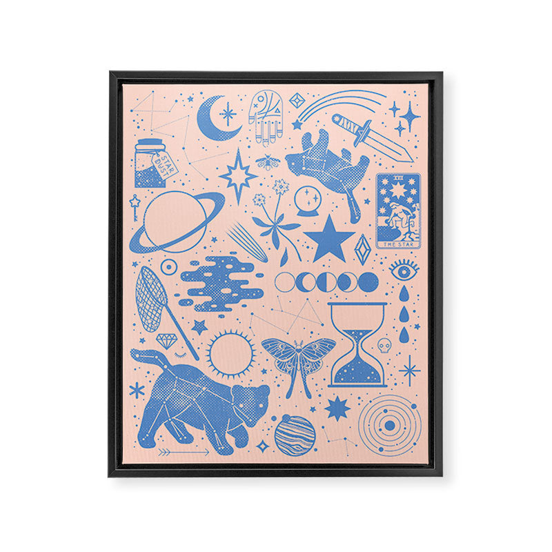 Collecting the Stars Framed Canvas Print Gallery Image 6