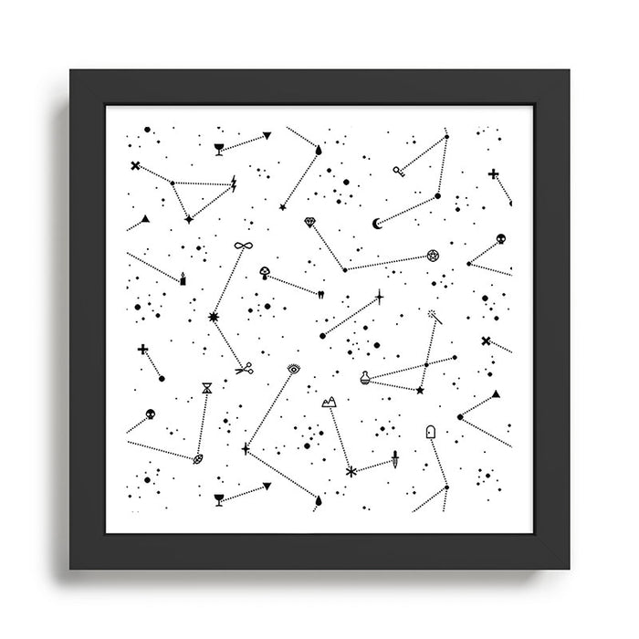Constellations (White) Framed Art Print Gallery Image 1