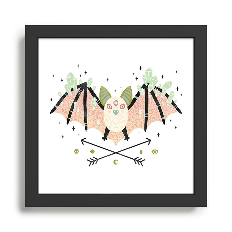 Crystal Bat Framed Art Print Gallery Image 1