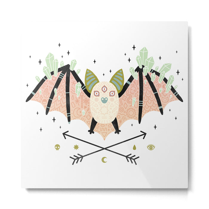 Crystal Bat Metal Print Gallery Image 1
