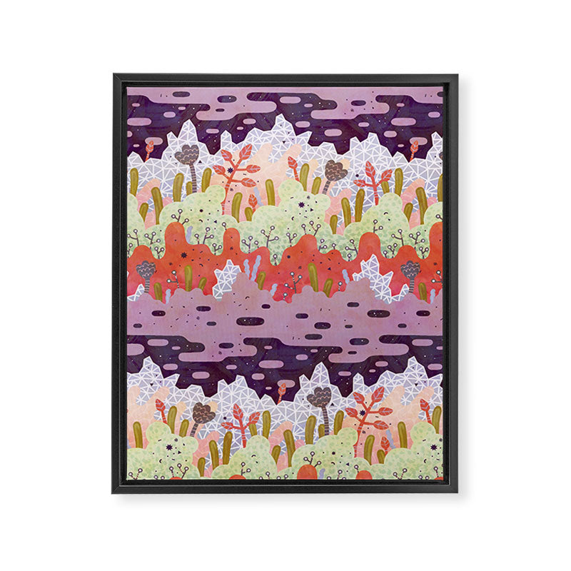 Crystal Forest Framed Canvas Print Gallery Image 8
