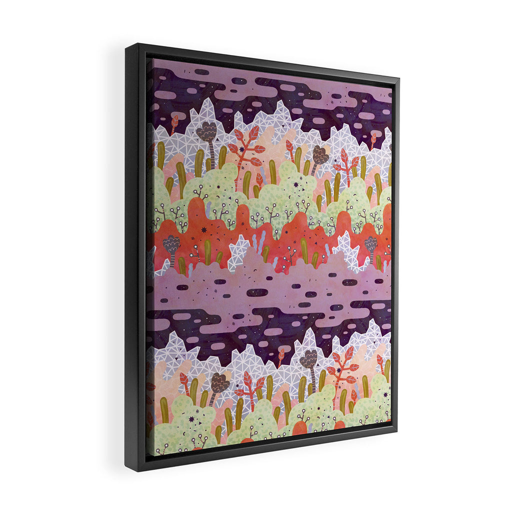 Crystal Forest Framed Canvas Print Gallery Image 2