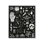 Curiosities: Bone Black Framed Canvas Print Gallery Image 6