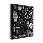 Curiosities: Bone Black Framed Canvas Print Gallery Image 2
