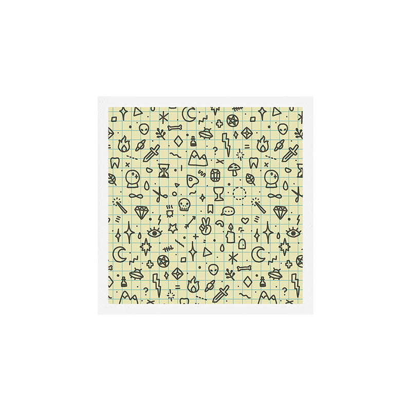 Doodles Pattern Art Print Gallery Image 1