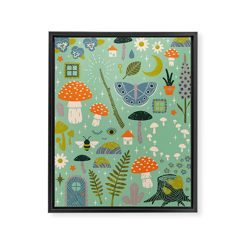 Fairy Garden Framed Canvas Print Gallery Image 6