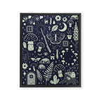 Fairy Garden: Midnight Framed Canvas Print Gallery Image 6
