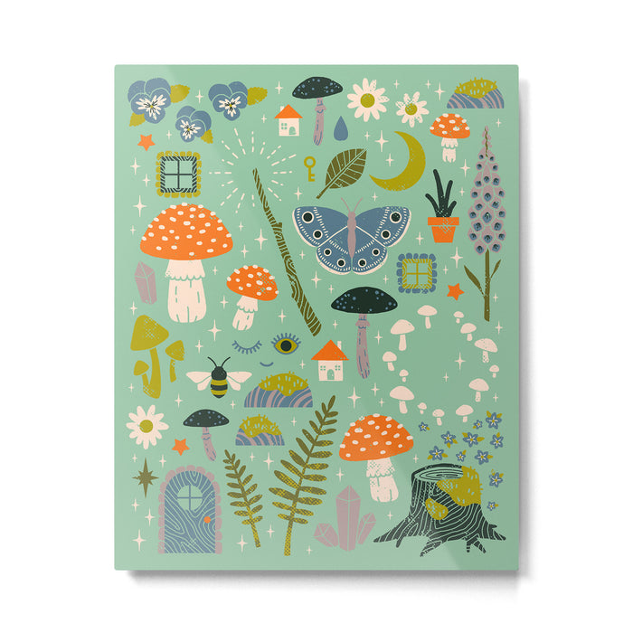 Fairy Garden Metal Print Gallery Image 1