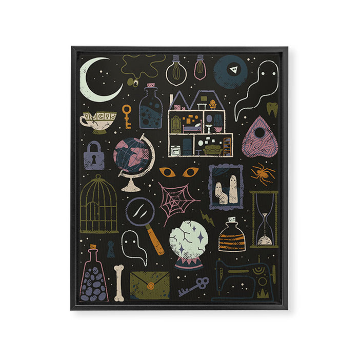 Haunted Attic Framed Canvas Print Gallery Image 1