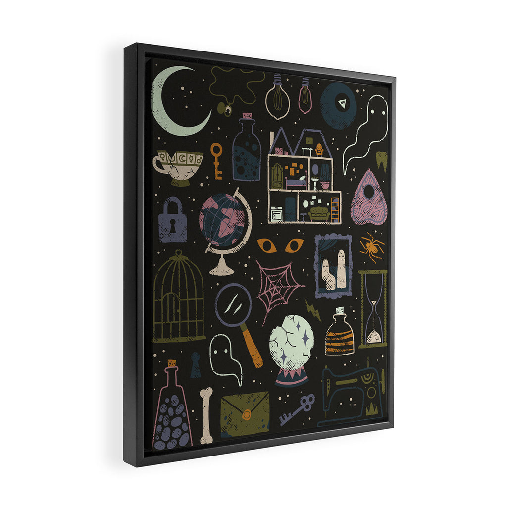 Haunted Attic Framed Canvas Print Gallery Image 2