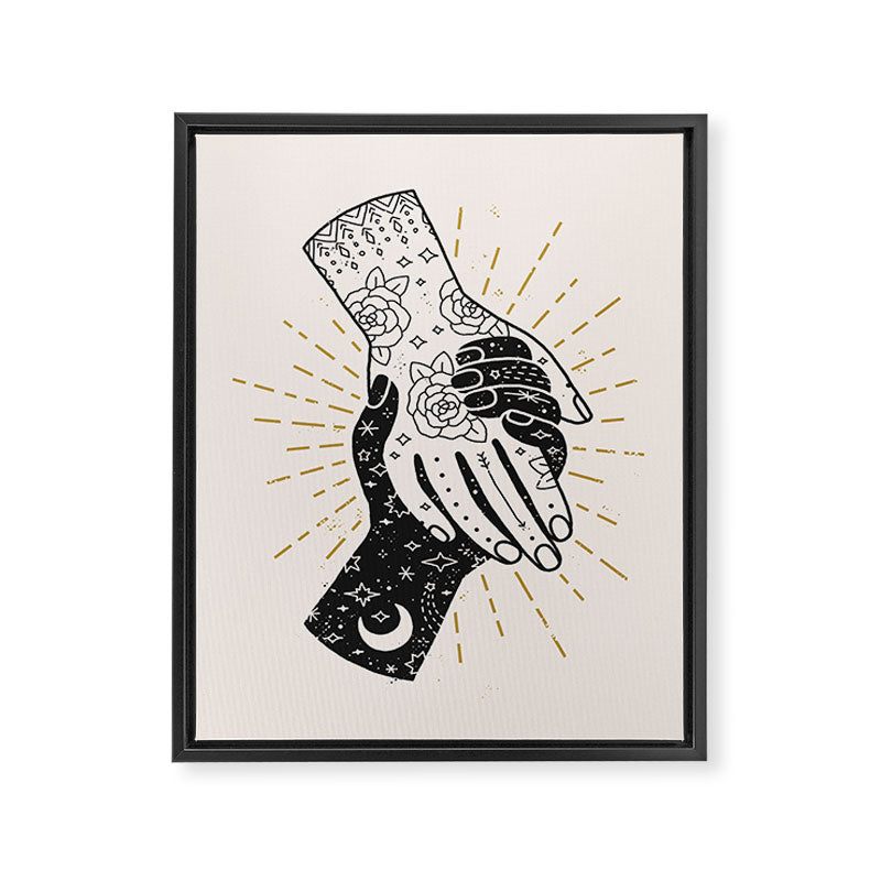 Hold On Framed Canvas Print Gallery Image 8