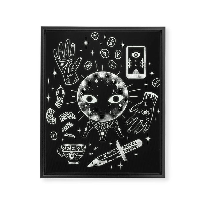 I See Your Future: Glow Framed Canvas Print Gallery Image 1