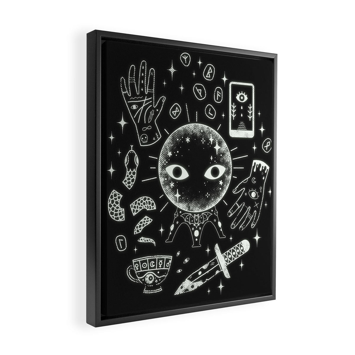 I See Your Future: Glow Framed Canvas Print Gallery Image 2