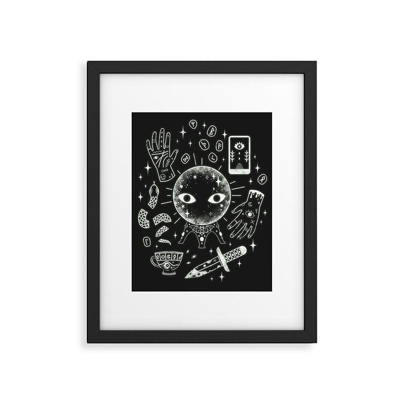 I See Your Future: Glow Framed Art Print Gallery Image 5