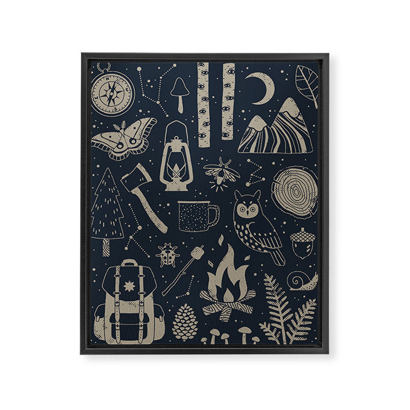 Into the Woods: Stargazing Framed Canvas Print Gallery Image 6