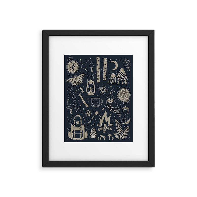 Into the Woods: Stargazing Framed Art Print Gallery Image 5