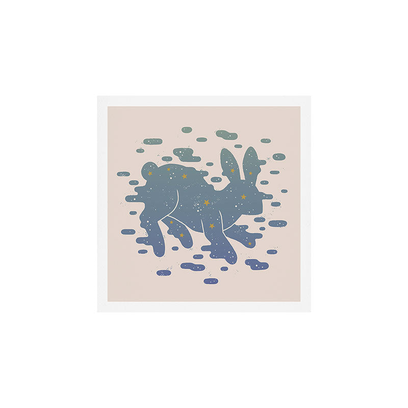 Lepus Constellation: Pastel Art Print Gallery Image 1