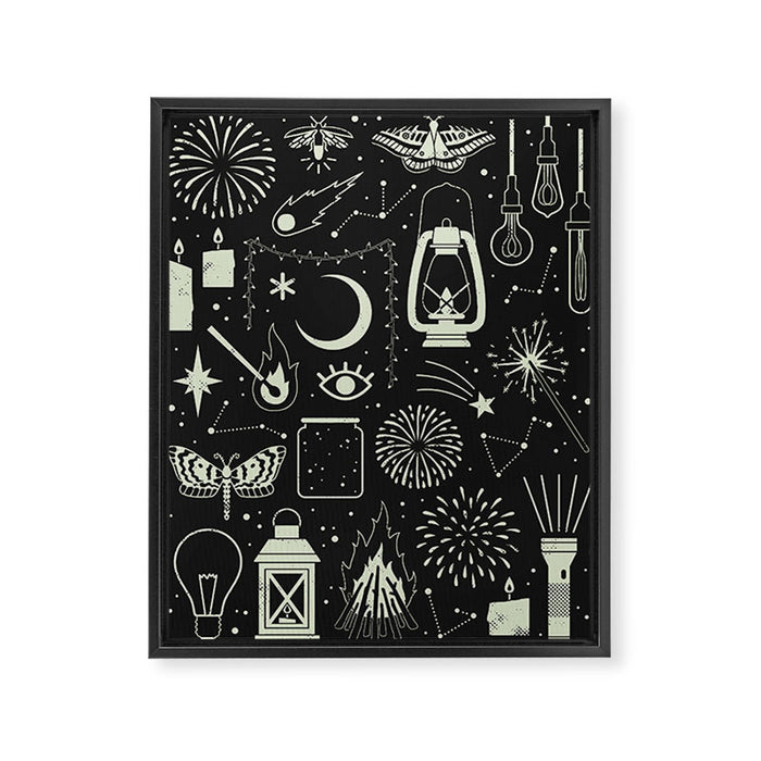 Light the Way: Glow Framed Canvas Print Gallery Image 1