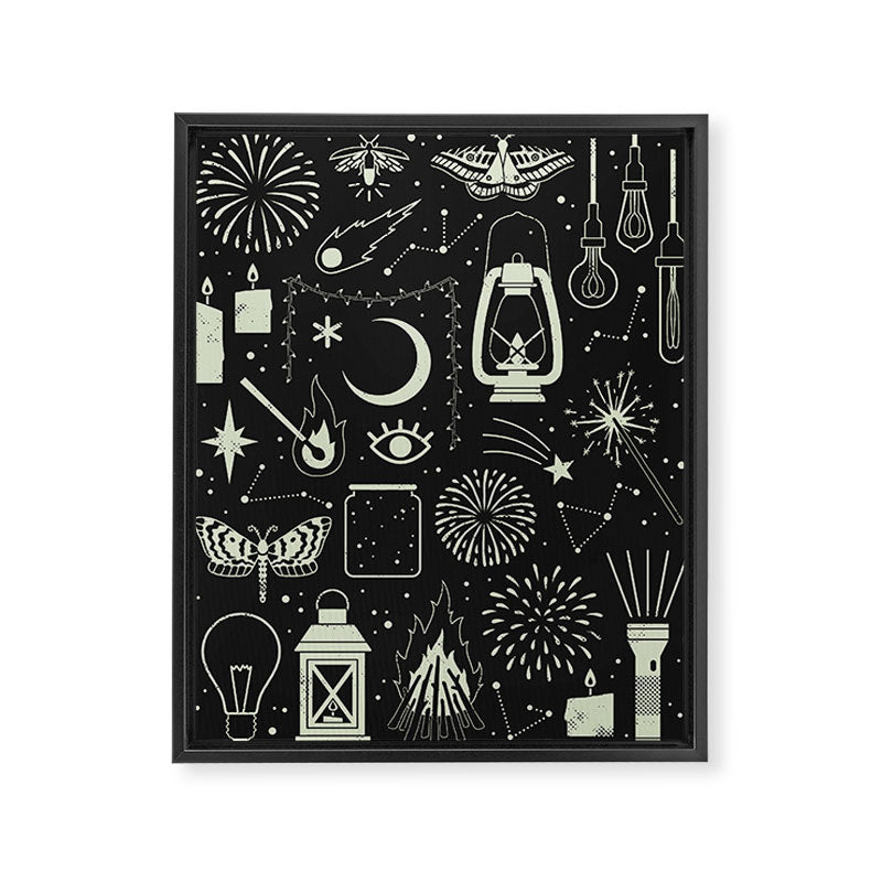 Light the Way: Glow Framed Canvas Print Gallery Image 6