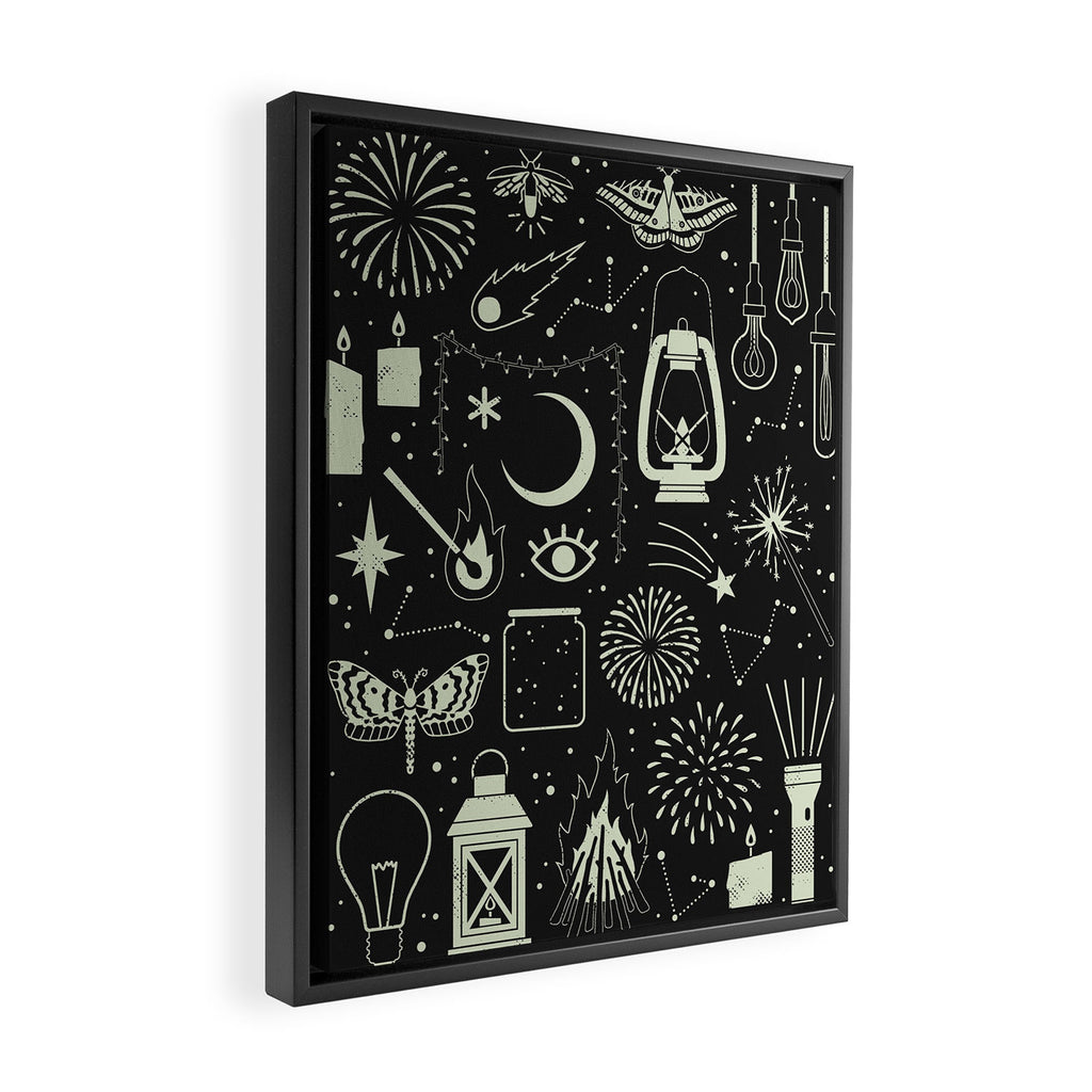 Light the Way: Glow Framed Canvas Print Gallery Image 2