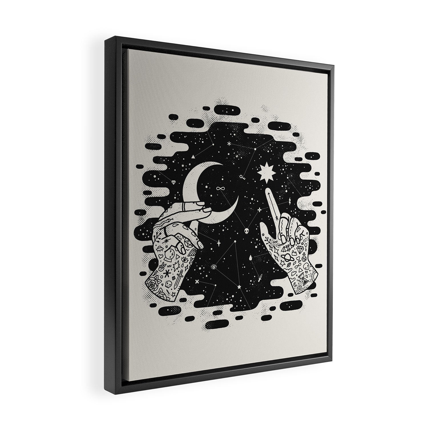 Look to the Skies Framed Canvas Print Gallery Image 2