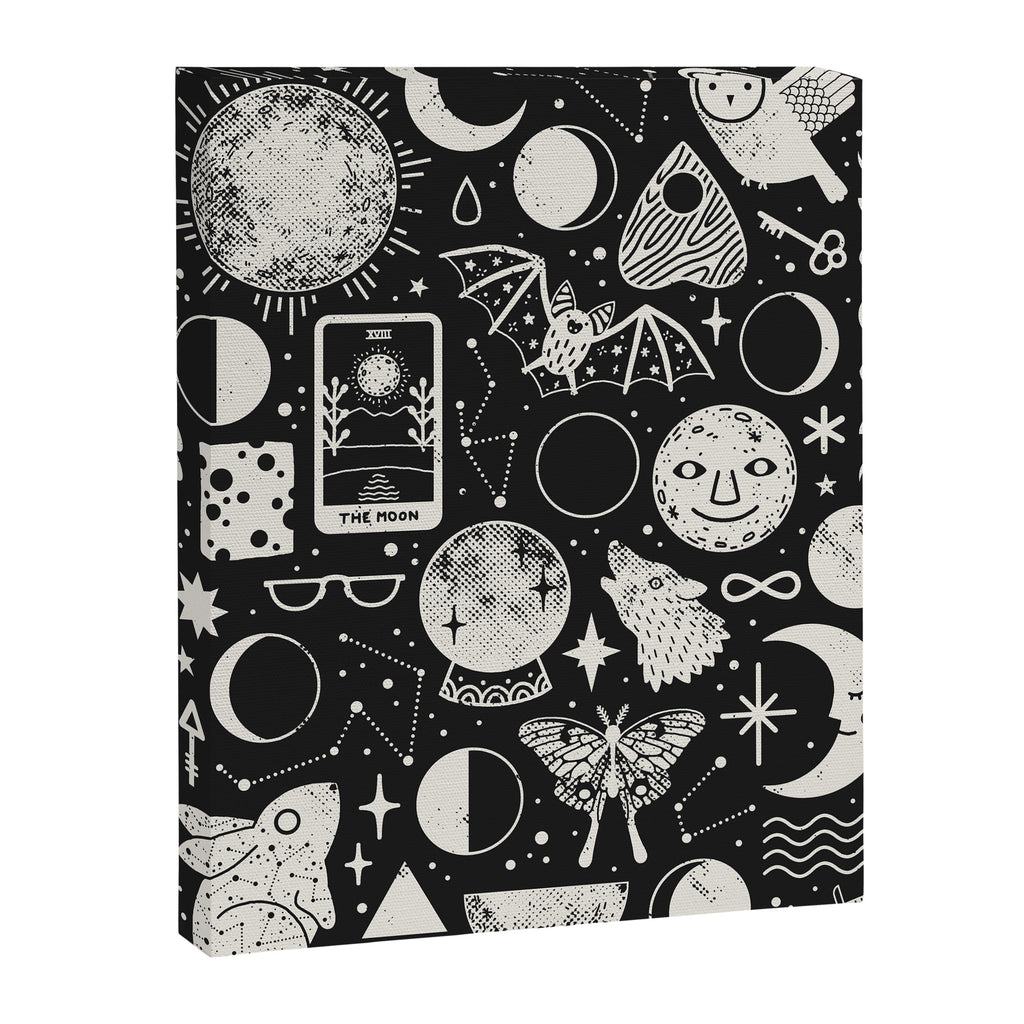 Lunar Pattern: Eclipse Canvas Print Gallery Image 6