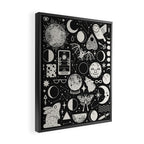 Lunar Pattern: Eclipse Framed Canvas Print Gallery Image 2
