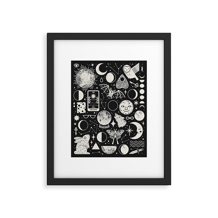 Lunar Pattern: Eclipse Framed Art Print Gallery Image 1