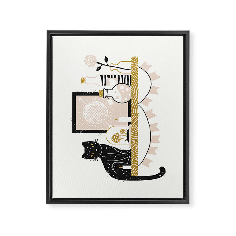 Magical Little Shelf Framed Canvas Print Gallery Image 8