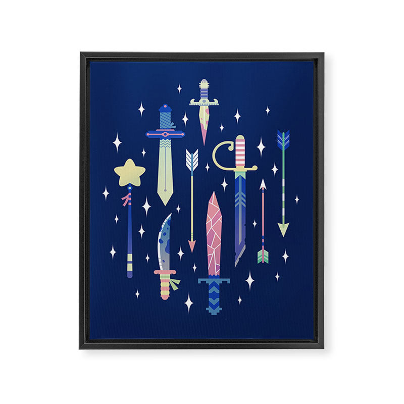 Magical Weapons Framed Canvas Print Gallery Image 6