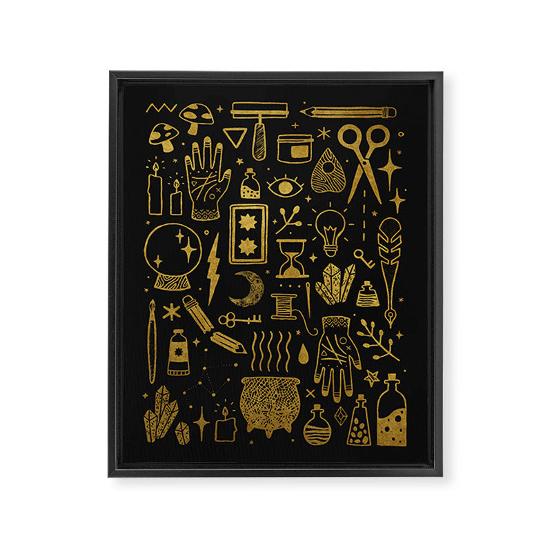 Make Magic Framed Canvas Print Gallery Image 6