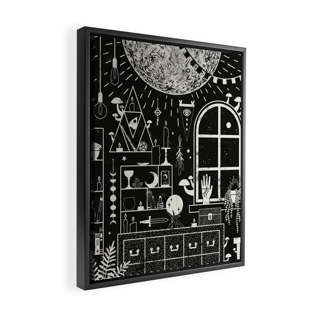 Moon Altar Framed Canvas Print Gallery Image 2
