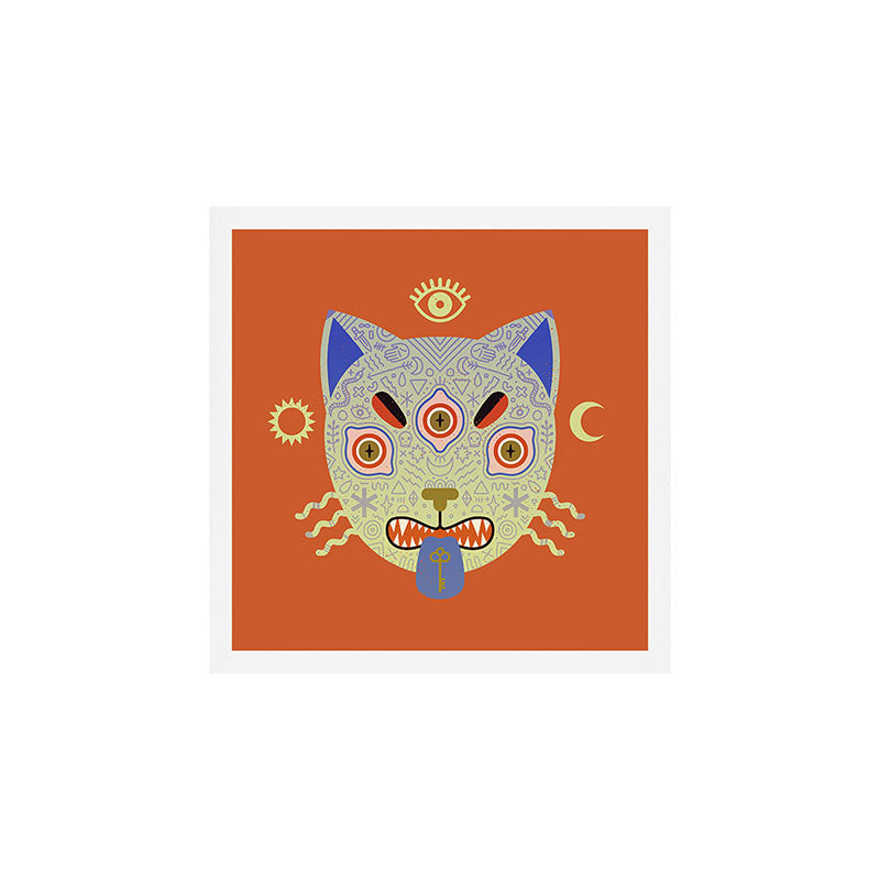 Mystic Cat Art Print Gallery Image 1