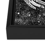 New Moon Framed Canvas Print Gallery Image 3