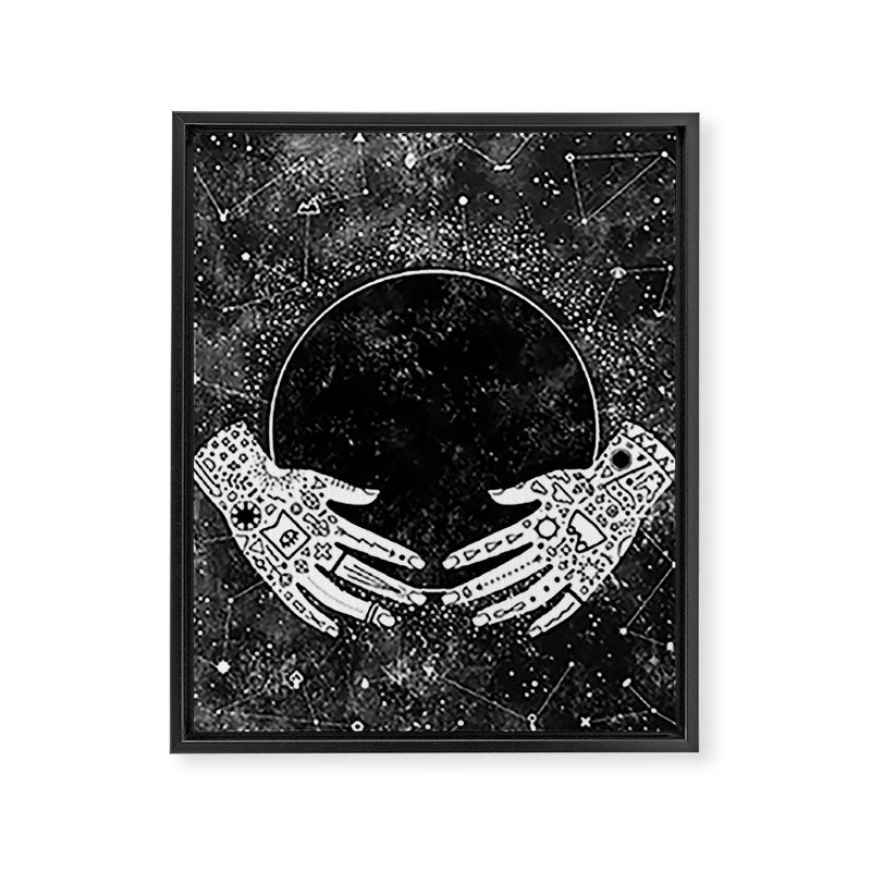 New Moon Framed Canvas Print Gallery Image 6