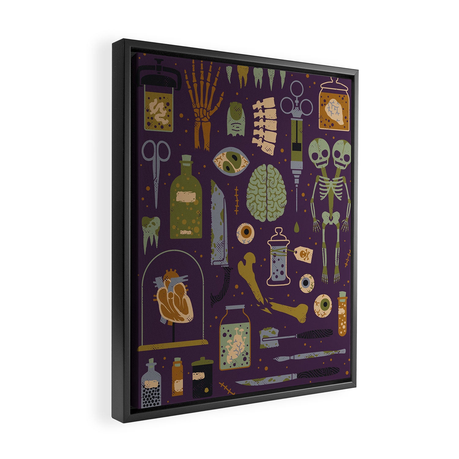 Oddities Framed Canvas Print Gallery Image 2