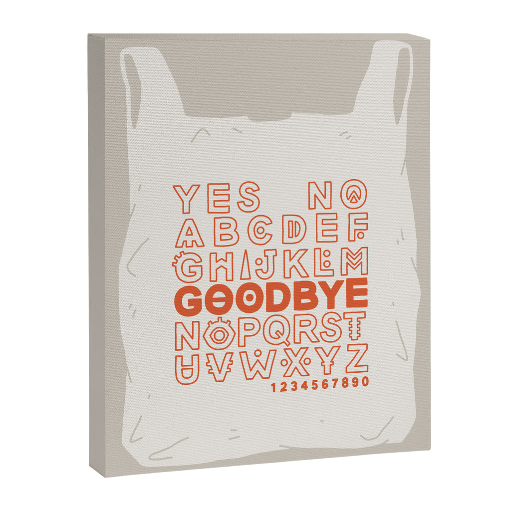 Plastic Bag Ouija Board Canvas Print Gallery Image 6