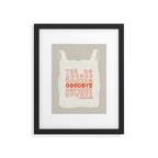 Plastic Bag Ouija Board Framed Art Print Gallery Image 5
