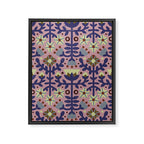 Playful Folk Floral Framed Canvas Print Gallery Image 6
