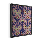 Playful Folk Floral Framed Canvas Print Gallery Image 2