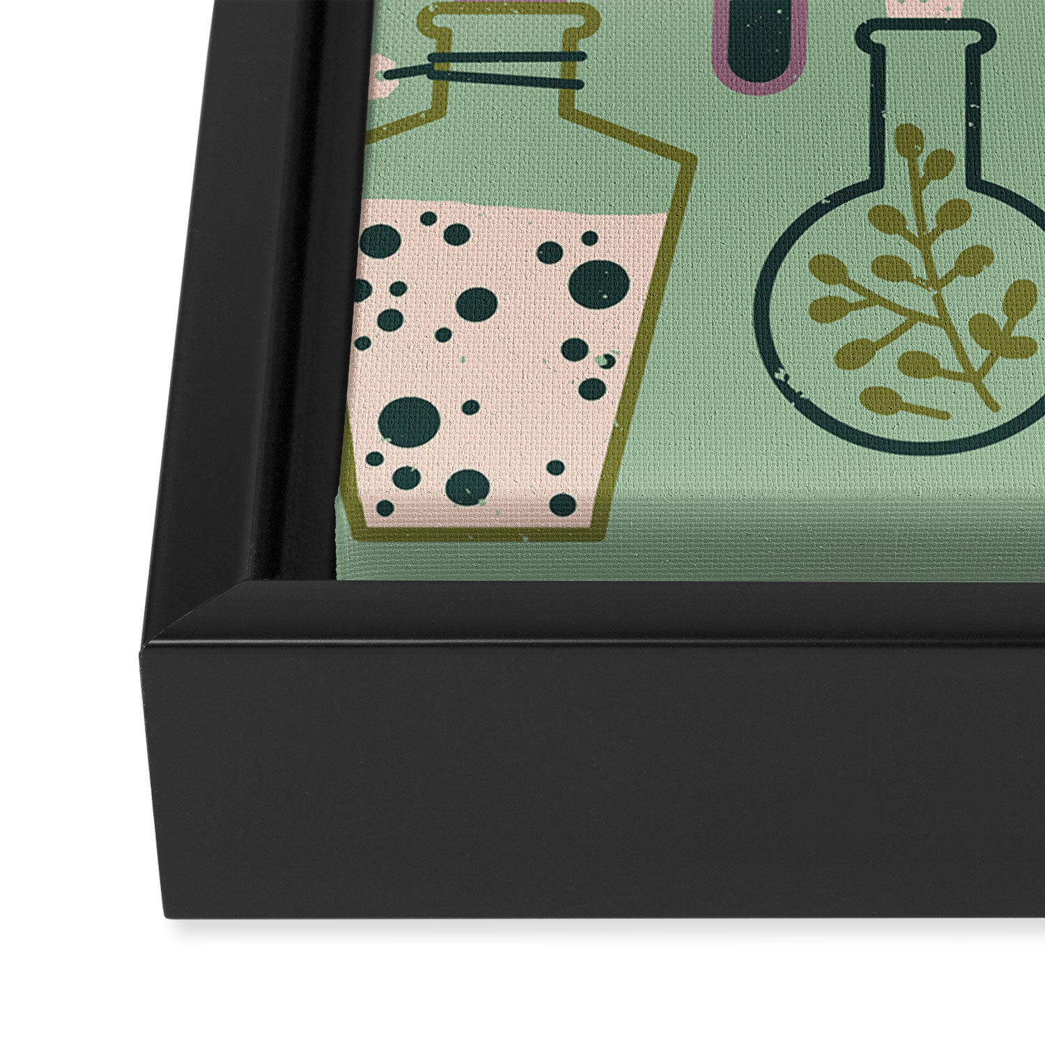Potion Shelf: Elixir Framed Canvas Print Gallery Image 3