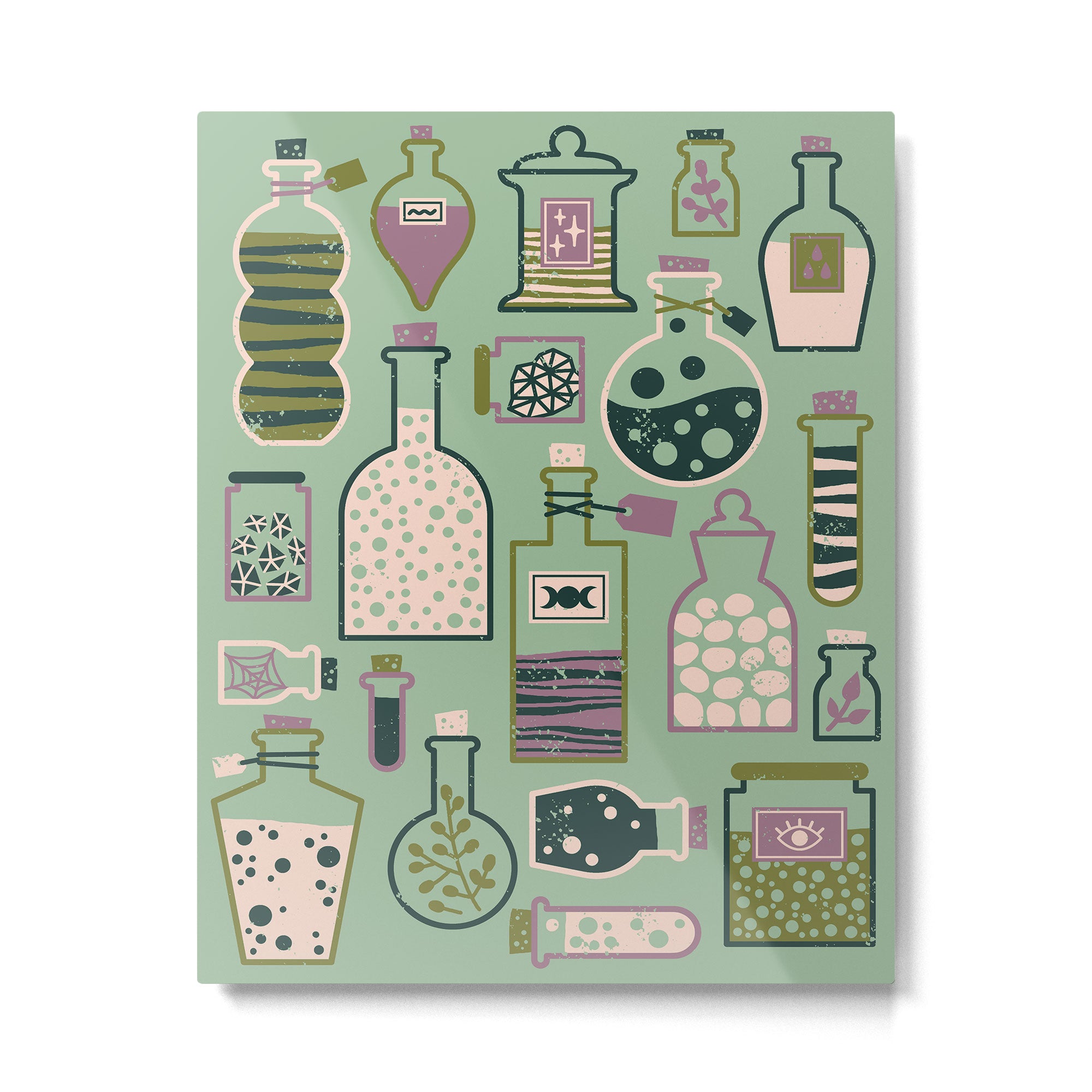 Potion Shelf: Elixir Metal Print Gallery Image 4