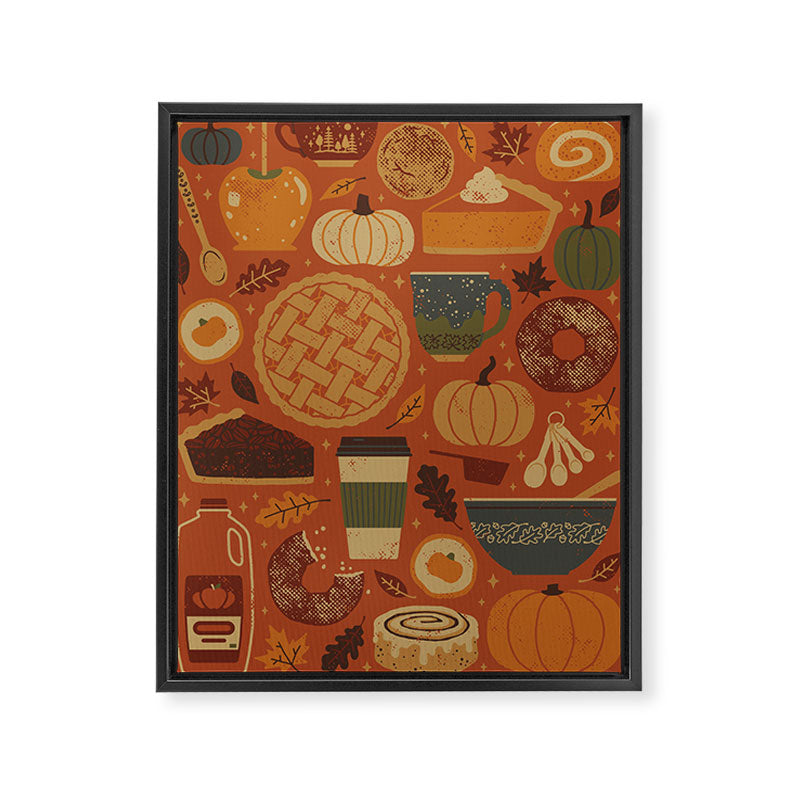 Pumpkin Spice Framed Canvas Print Gallery Image 6