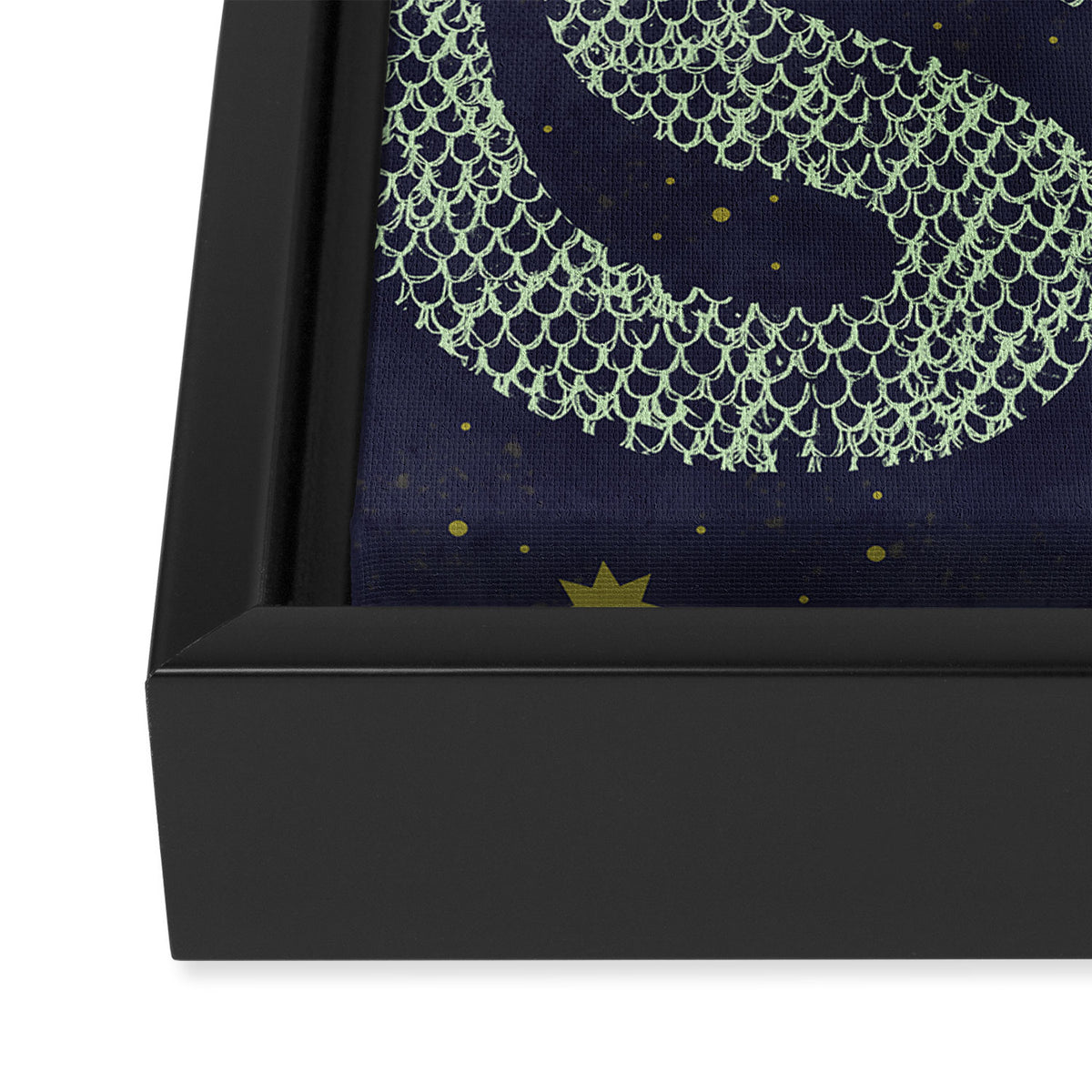 Space Serpent Framed Canvas Print Gallery Image 3