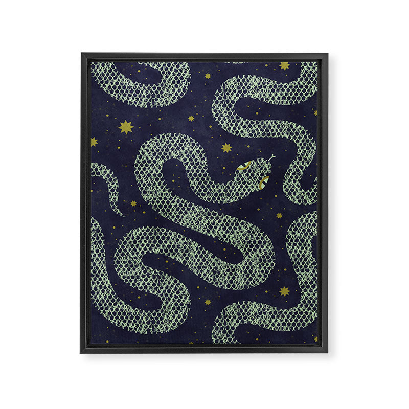 Space Serpent Framed Canvas Print Gallery Image 6